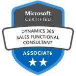 Microsoft Certified: Dynamics 365 Sales